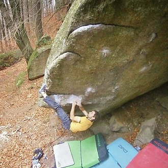 Stráníci. podzimní bouldery v Polsku